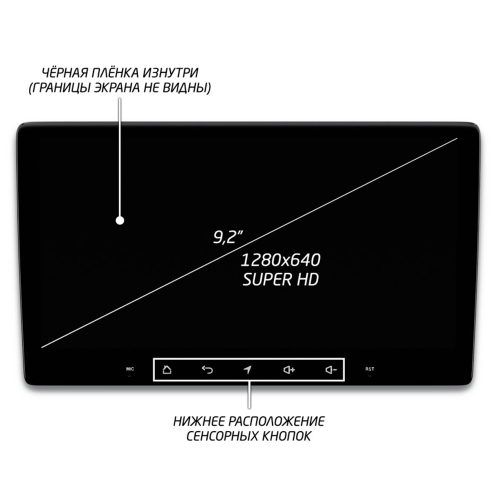 Штатная магнитола IQ NAVI P6-2405CFSHD SUPER HD (6/128ГБ) для Renault Duster 2015-2020 на Android 10.0