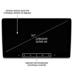 Штатная магнитола IQ NAVI P6-2402CFSHD SUPER HD (6/128ГБ) для Renault Kaptur 2016-2020 на Android 10.0