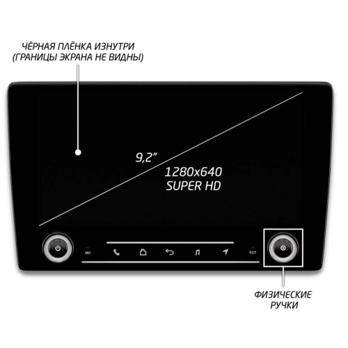 Штатная магнитола IQ NAVI P6K-2504CFSHD (6/128ГБ) для Skoda Octavia II (A5) 2004-2013 на Android 10.0