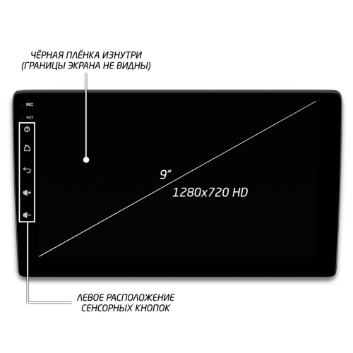 Автомагнитола IQ NAVI P6-2801CFSHD (6/128ГБ) для Suzuki Vitara 2005-2015 на Android 10.0