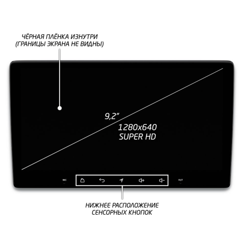Штатная магнитола IQ NAVI P6-2801CFSHD SUPER HD (6/128ГБ) для Suzuki Vitara 2005-2015 на Android 10.0