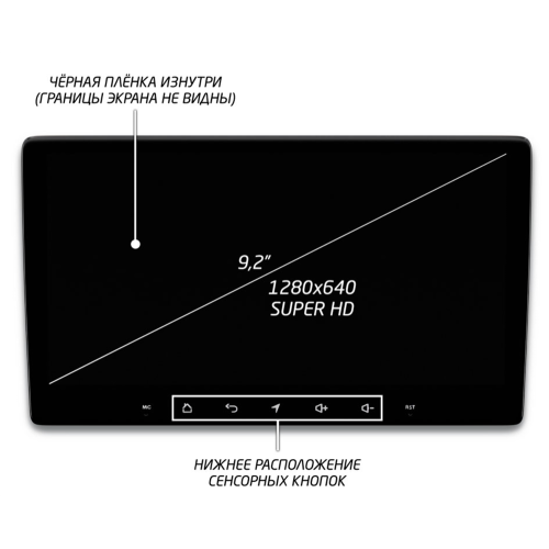 Штатная магнитола IQ NAVI P6-2803CFSHD SUPER HD (6/128ГБ) для Suzuki SX4 I 2006-2014 на Android 10.0