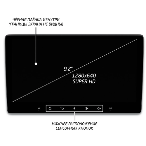 Штатная магнитола IQ NAVI P6-2805CFSHD SUPER HD (6/128ГБ) для Suzuki Vitara IV 2014-2024 на Android 10.0