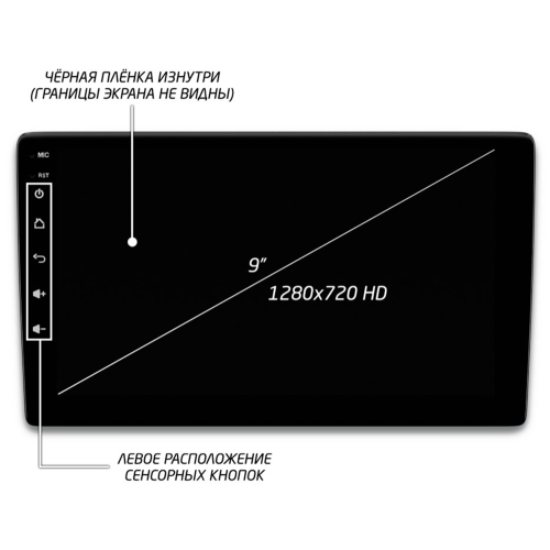 Автомагнитола IQ NAVI P6-2944CFSHD (6/128ГБ) для Toyota Auris I (E150) 2006-2012 на Android 10.0