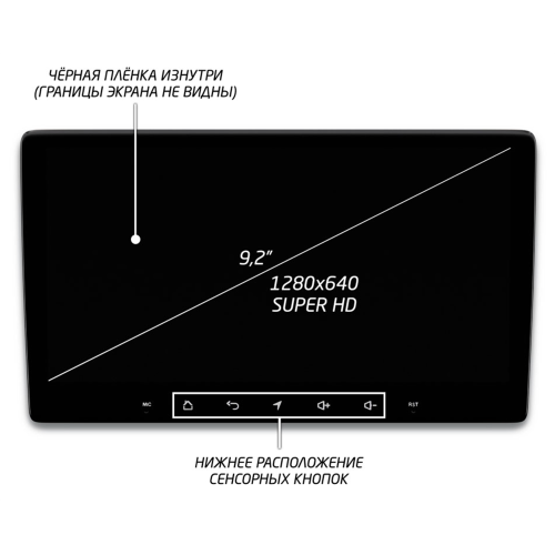 Штатная магнитола IQ NAVI P6-2922CFSHD SUPER HD (6/128ГБ) для Toyota Avensis III 2009-2015 на Android 10.0