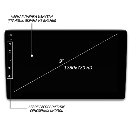 Автомагнитола IQ NAVI P6-2902KFSHD (6/128ГБ) для Toyota Camry V40 2006-2011 на Android 10.0