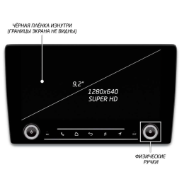 Штатная магнитола IQ NAVI P6K-2903CFSHD (6/128ГБ) для Toyota Camry V50 2011-2014 на Android 10.0