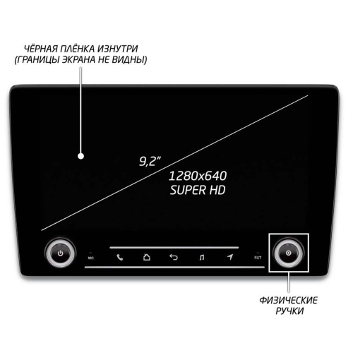 Штатная магнитола IQ NAVI P6K-2903CFSHD (6/128ГБ) для Toyota Camry V50 2011-2014 на Android 10.0