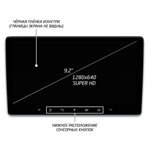 Штатная магнитола IQ NAVI P6-2918CFSHD SUPER HD (6/128ГБ) для Toyota Camry V55 2014-2018 на Android 10.0