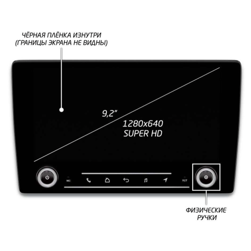 Штатная магнитола IQ NAVI P6K-2918FS (6/128ГБ) для Toyota Camry V55 2014-2018 на Android 10.0