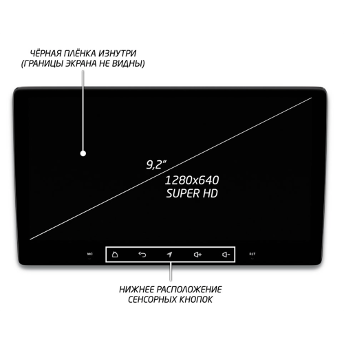 Штатная магнитола IQ NAVI P6-2904CFSHD SUPER HD (6/128ГБ) для Toyota Corolla X (E140, E150) 2006-2013 на Android 10.0