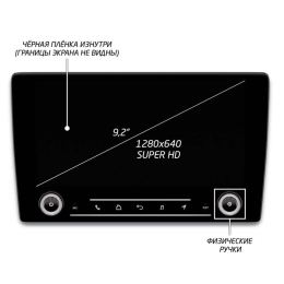 Штатная магнитола IQ NAVI P6K-2916CFSHD (6/128ГБ) для Toyota Highlander (U50) 2014-2019 на Android 10.0