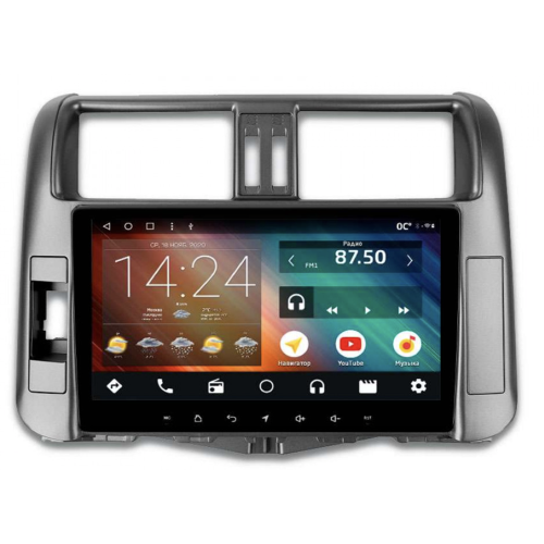 Автомагнитола IQ NAVI P6-2911CFSHD (6/128ГБ) для Toyota Land Cruiser Prado 150 2009-2013 на Android 10.0