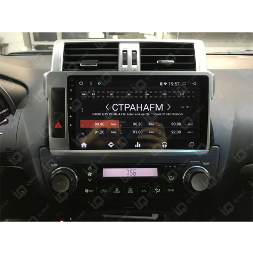Головное устройство IQ NAVI P4-2912KFSHD (4/64ГБ) для Toyota Land Cruiser Prado 150 2013-2017 на Android 10.0