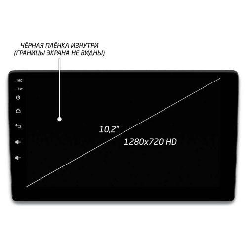 Головное устройство IQ NAVI P4-2912KFSHD (4/64ГБ) для Toyota Land Cruiser Prado 150 2013-2017 на Android 10.0