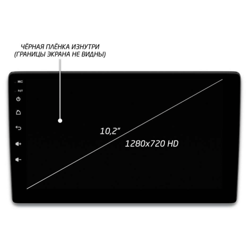 Головное устройство IQ NAVI P4-2929KFSHD (4/64ГБ) для Toyota Land Cruiser Prado 150 2017-2020 на Android 10.0