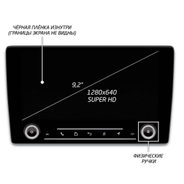Штатная магнитола IQ NAVI P6K-2505CFSHD (6/128ГБ) для Volkswagen Amarok, Caddy, Golf, Jetta, Passat, Polo на Android 10.0