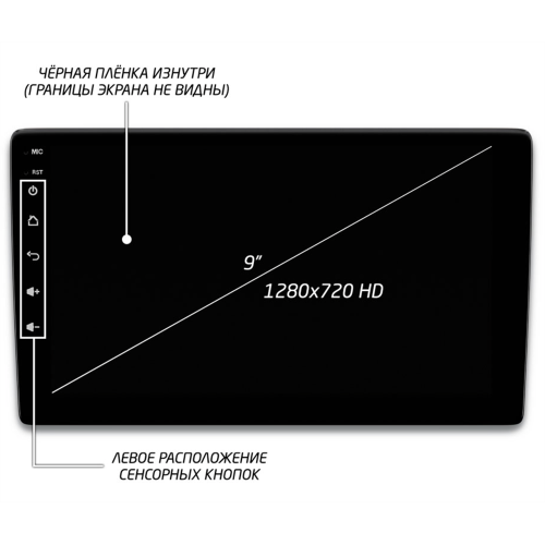 Автомагнитола IQ NAVI P6-3003KFSHD (6/128ГБ) для Volkswagen Touareg 2002-2010 на Android 10.0