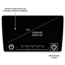 Штатная магнитола IQ NAVI P6K-2909CFSHD (6/128ГБ) для Toyota Land Cruiser 200 2007-2015 на Android 10.0