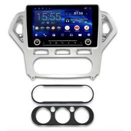 Штатная магнитола IQ NAVI P6K-1403CFSHD (6/128ГБ) для Ford Mondeo IV 2007-2010 серебро на Android 10.0