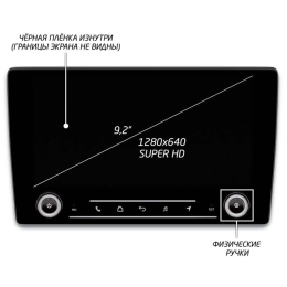 Штатная магнитола IQ NAVI P6K-3903CFSHD (6/128ГБ) для Haval H9 2014-2024 на Android 10.0