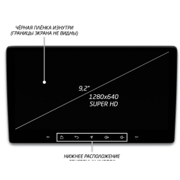 Штатная магнитола IQ NAVI P6-1608CFSHD SUPER HD (6/128ГБ) для Hyundai Solaris 2011-2017 на Android 10.0