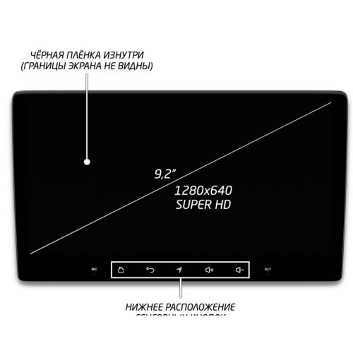Штатная магнитола IQ NAVI P6-1608CFSHD SUPER HD (6/128ГБ) для Hyundai Solaris 2011-2017 на Android 10.0