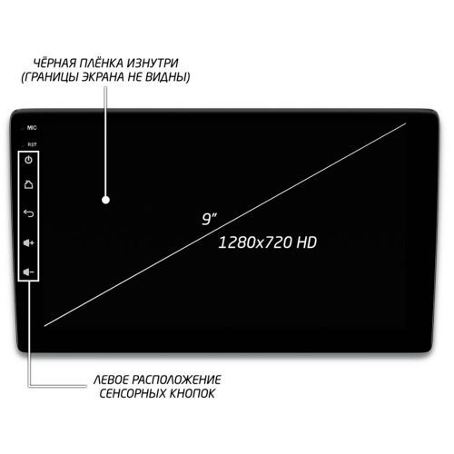 Автомагнитола IQ NAVI P6-3901CFSHD (6/128ГБ) для Haval H6 2014-2020 на Android 10.0