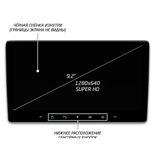 Штатная магнитола IQ NAVI P6-3901CFSHD SUPER HD (6/128ГБ) для Haval H6 2014-2020 на Android 10.0