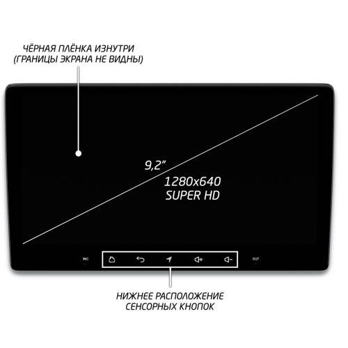 Штатная магнитола IQ NAVI P6-1622CFSHD SUPER HD (6/128ГБ) для Hyundai Grand Starex I 2017-2021 на Android 10.0