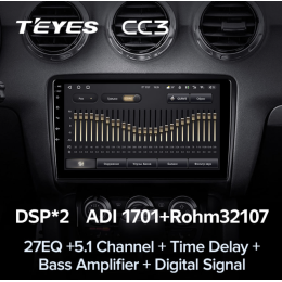 Штатная магнитола Teyes CC3 3/32 ГБ для Audi TT II (8J), TTS II (8J) 2008-2014 на Android 10.0