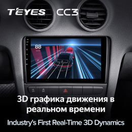 Штатная магнитола Teyes CC3 6/128 ГБ для Audi A3 II (8P) 2007-2013 на Android 10.0