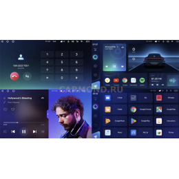 Штатная магнитола Teyes CC3 3/32 GB для Ssang Yong Actyon II 2013-2022 на Android 10.0