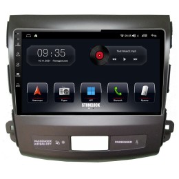 Штатная магнитола Stonelock MSB902MB 3/32 ГБ для Mitsubishi Outlander XL 2006-2012 на Android 10.0