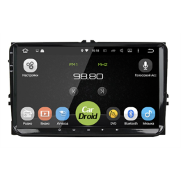 Штатная магнитола Roximo CarDroid RD-3721D для Skoda Universal 9 дюймов на Android 10.0 DSP