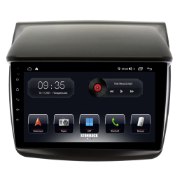 Автомагнитола Stonelock MSB903MB 3/32 ГБ для Mitsubishi Pajero Sport II, L200 IV 2006-2015 на Android 10.0