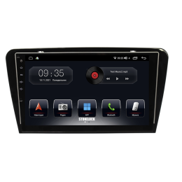 Штатная магнитола Stonelock SK9021MB 3/32 ГБ для Skoda Rapid 2013+ на Android 10.0