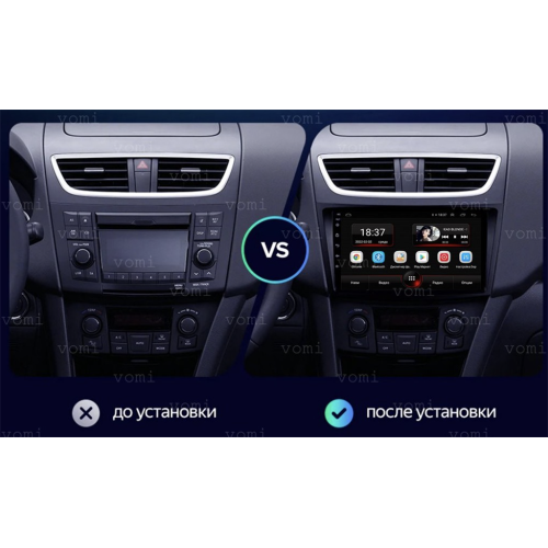 Штатная магнитола Vomi AK463R9-MTK для Suzuki Swift IV 2011-2017 на Android 10.0