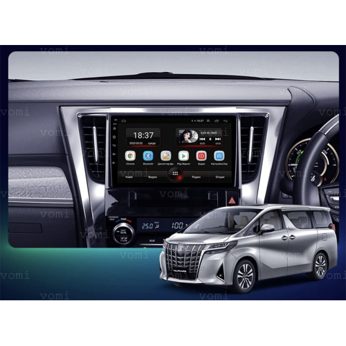 Штатная магнитола Vomi AK499R9-MTK для Toyota Alphard III 2015+ на Android 10.0