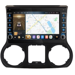 Штатная магнитола CarMedia OL-1258-1-P (с кнопками) для JEEP Wrangler 2007-2017 на Android 10.0