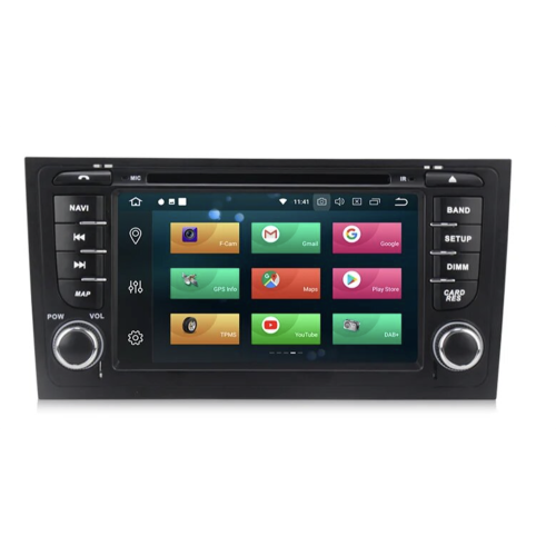 Штатная магнитола CarMedia MKD-A790-P6 для Audi A6 1998-2004 C5 на Android 10.0