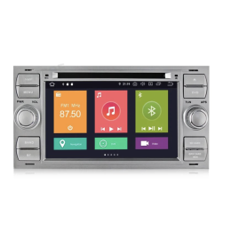 CarMedia MKD-F745S-P6N для Ford Focus, C-Max, S-Max, Fiesta, Fusion, Mondeo, Transit, Kuga (silver) на Android 11.0