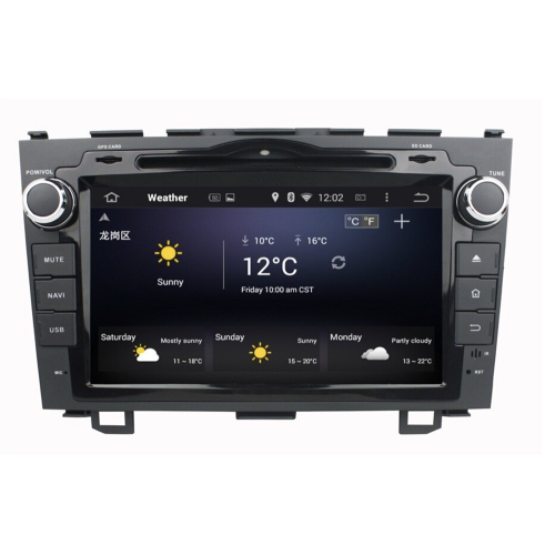 Штатная магнитола CarMedia MKD-8079-P6 для Honda CR-V III 2007-2012 на Android 10.0