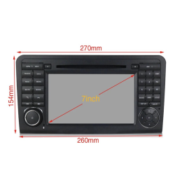 CarMedia MKD-7008-P6 для Mercedes GL-klasse (X164), ML-klasse (W164) 2005-2012 на Android 10.0