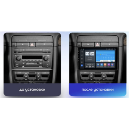 Штатная магнитола Vomi ZX446R9-9863-LTE для Audi A4 2000-2008 на Android 10.0