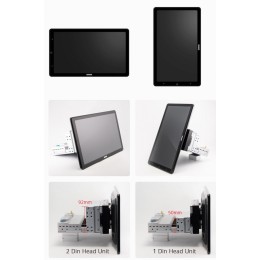 Универсальная магнитола 1 DIN CarMedia OL-1032-P6 поворотный экран 13.3