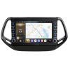 Штатная магнитола CarMedia OL-1255-P (с кнопками) для Jeep Compass II 2017-2024 на Android 10.0