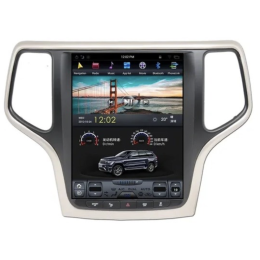CarMedia ZF-1217G-DSP Tesla-Style для Jeep Grand Cherokee 2013+ (рамка цвет: шампань) на Android 9.0