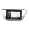 Штатная магнитола CarMedia OL-9710-P (с кнопками) для Hyundai Solaris II 2017-2020 на Android 10.0