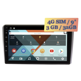 Wide Media KS9253QR-3/32 4G-SIM для Audi A3 2007- 2013 Android 10.0